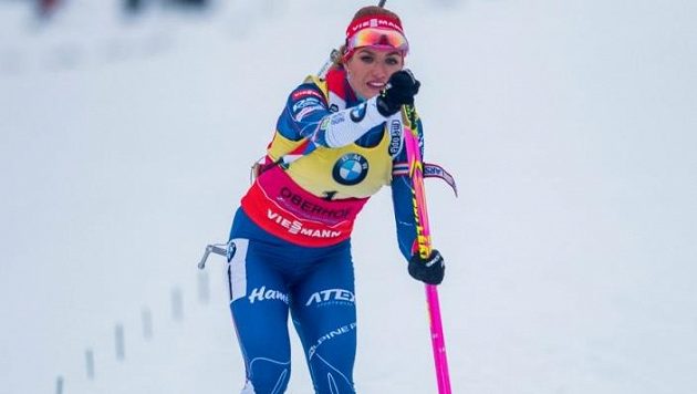 Spontánní oslava triumfu v podání Gabriely Koukalové! Spontánní oslava triumfu v podání Gabriely Koukalové!