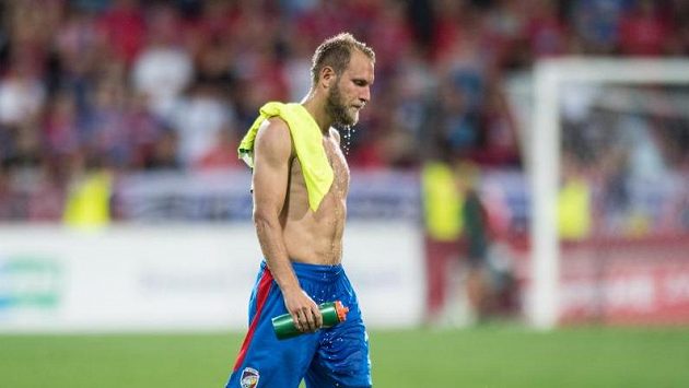 Plzeňský záložník Daniel Kolář po utkání s Larnakou. Plzeňský záložník Daniel Kolář po utkání s Larnakou.