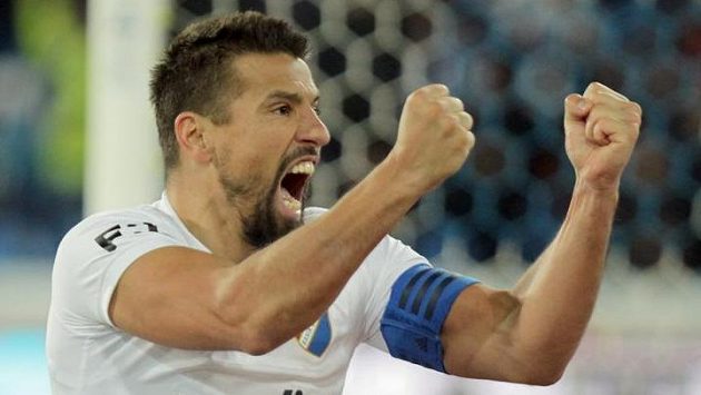 První gól zápasu s Libercem vstřelil ostravský Milan Baroš. První gól zápasu s Libercem vstřelil ostravský Milan Baroš.