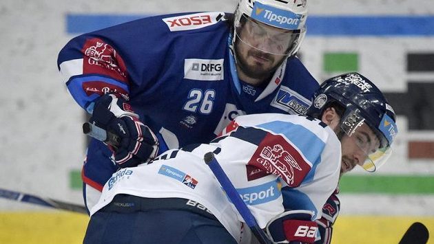 Tomáš Filippi (vpravo) z Liberce a Martin Zaťovič z Brna. Tomáš Filippi (vpravo) z Liberce a Martin Zaťovič z Brna.