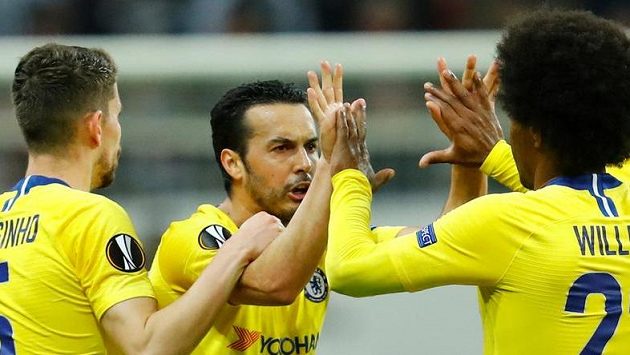 Pedro se postaral o vyrovnávací branku Chelsea v souboji EL s Frankfurtem. Pedro se postaral o vyrovnávací branku Chelsea v souboji EL s Frankfurtem.
