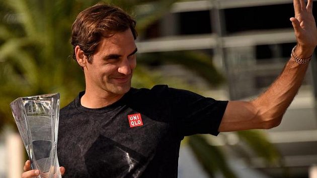 Roger Federer ovládl turnaj v Miami. Roger Federer ovládl turnaj v Miami.