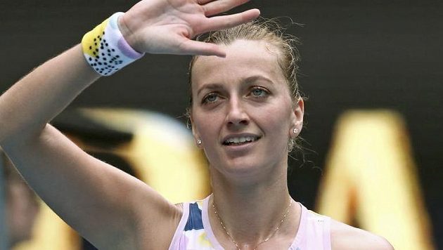 Petra Kvitová slaví postup do třetího kola Australian Open Petra Kvitová slaví postup do třetího kola Australian Open