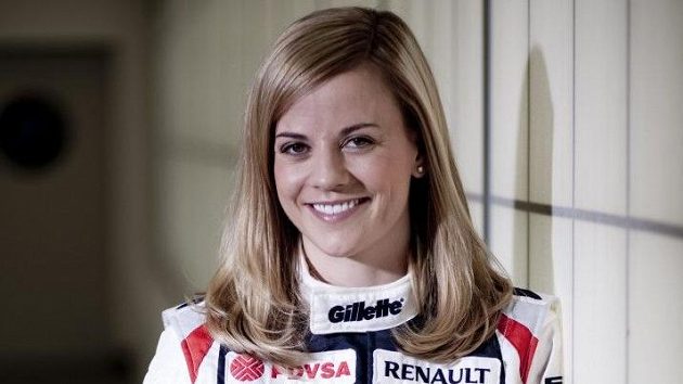 Susie Wolffová se těší na testovací jízdy. Susie Wolffová se těší na testovací jízdy.