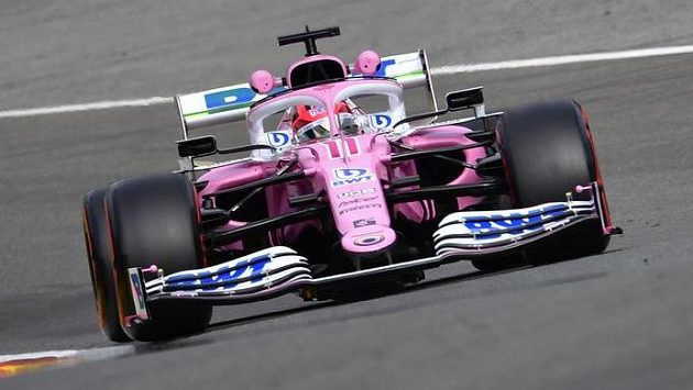 Mexičan Sergio Pérez s vozem Racing Point ve Spa-Francorchamps. Mexičan Sergio Pérez s vozem Racing Point ve Spa-Francorchamps.