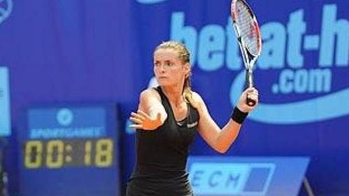 Iveta Benešová na Prague Open. Iveta Benešová na Prague Open.