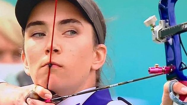Marie Horáčková během kvalifikace. Marie Horáčková během kvalifikace.