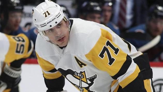 Hokejový útočník Pittsburghu Jevgenij Malkin. Hokejový útočník Pittsburghu Jevgenij Malkin.