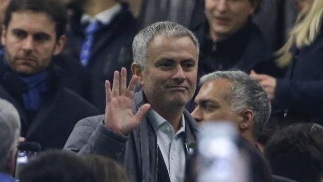 José Mourinho na milánském stadiónu San Siro. José Mourinho na milánském stadiónu San Siro.