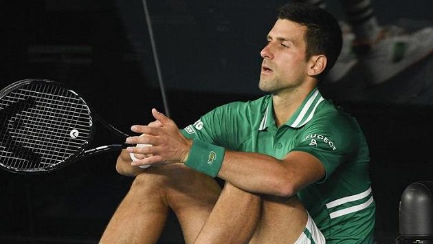Novak Djokovič na Australian Open. Novak Djokovič na Australian Open.