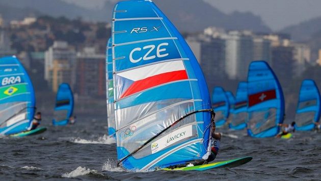Windsurfař Karel Lavický na archivním snímku Windsurfař Karel Lavický na archivním snímku
