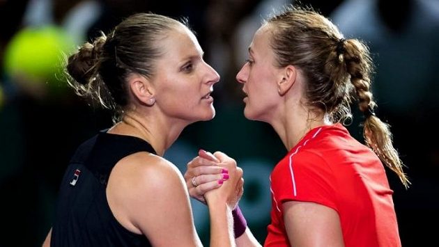 Dvě největší česká esa na Turnaji mistryň - Karolína Plíšková a Petra Kvitová Dvě největší česká esa na Turnaji mistryň - Karolína Plíšková a Petra Kvitová
