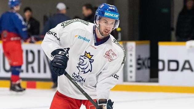 Ondřej Roman během tréninku národního týmu v prosinci 2018. Ondřej Roman během tréninku národního týmu v prosinci 2018.