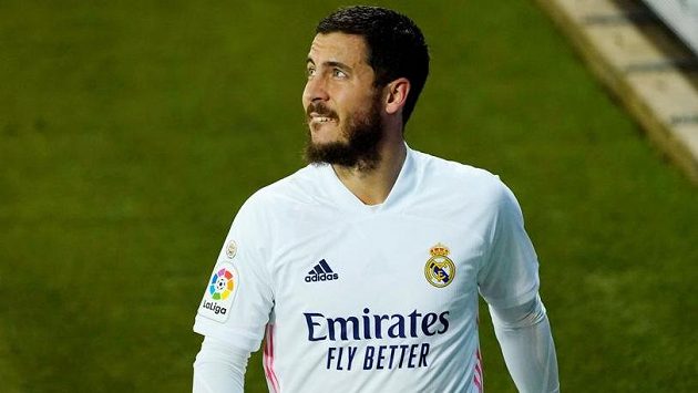 Eden Hazard v dresu Realu Madrid. Eden Hazard v dresu Realu Madrid.