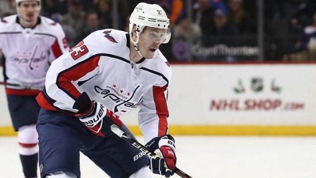 Český hokejový útočník Washingtonu Dmitrij Jaškin. Český hokejový útočník Washingtonu Dmitrij Jaškin.