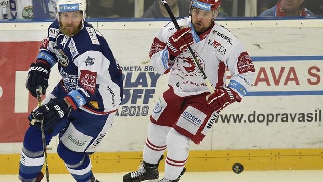 Zleva Martin Dočekal z Brna a Jiří Polanský z Třince. Zleva Martin Dočekal z Brna a Jiří Polanský z Třince.