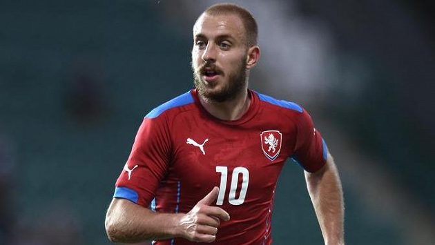 Jiří Skalák během přátelského utkání s Itálií. Jiří Skalák během přátelského utkání s Itálií.