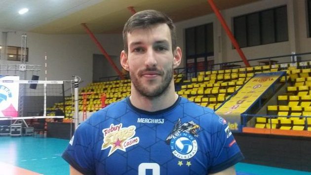 Kladenský volejbalista Filip Habr. Kladenský volejbalista Filip Habr.
