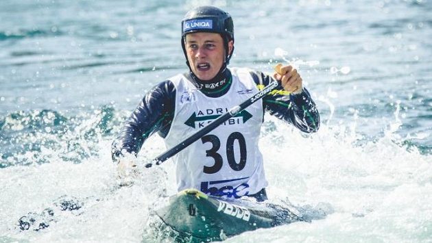 Kanoista Matyáš Lhota při finále mistrovství Evropy v Tacenu. Kanoista Matyáš Lhota při finále mistrovství Evropy v Tacenu.