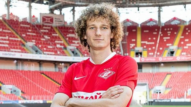 Alex Král v dresu Spartaku Moskva. Alex Král v dresu Spartaku Moskva.