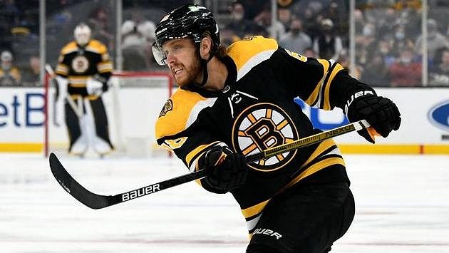 David Pastrňák v zápase proti New York Rangers David Pastrňák v zápase proti New York Rangers
