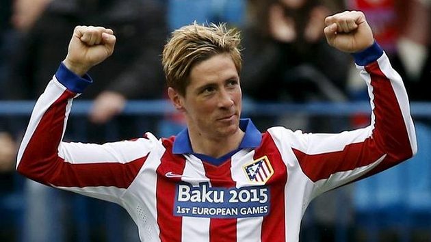 Fernando Torres z Atlétika Madrid právě otevřel skóre utkání s Getafe. Fernando Torres z Atlétika Madrid právě otevřel skóre utkání s Getafe.