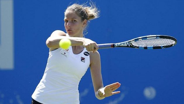 Karolína Plíšková už je v semifinále turnaje v Eastbourne. Karolína Plíšková už je v semifinále turnaje v Eastbourne.