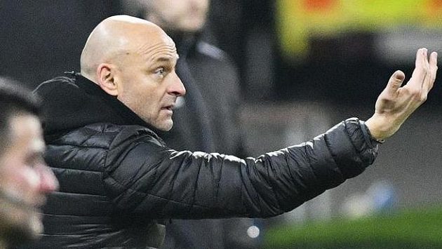 Trenér Plzně Adrián Guľa mohl být s výkonem svého týmu spokojen Trenér Plzně Adrián Guľa mohl být s výkonem svého týmu spokojen