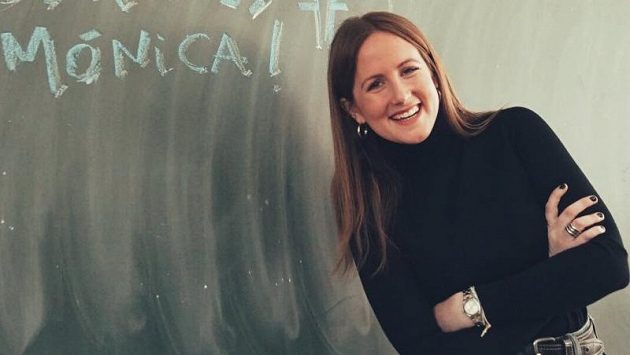 Španělská reportérka Mónica Benaventová. Španělská reportérka Mónica Benaventová.
