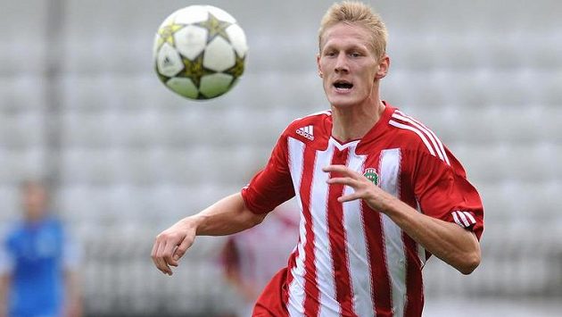 Michal Škoda v dresu Žižkova. Michal Škoda v dresu Žižkova.
