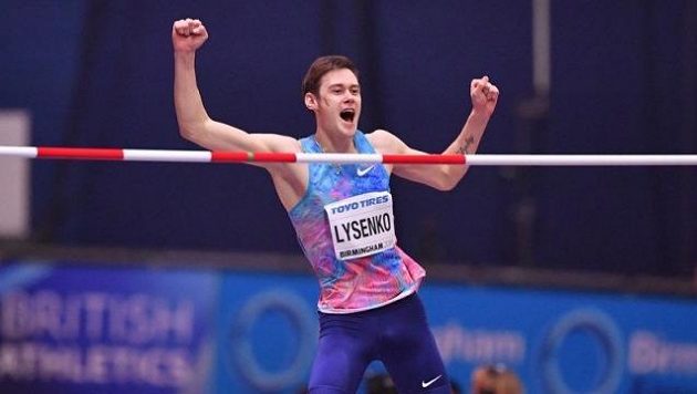 Ruský výškař Danil Lysenko. Ruský výškař Danil Lysenko.