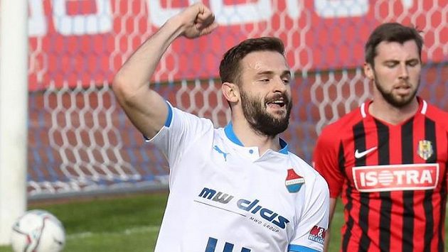 Tomáš Zajíc z Baníku Ostrava se trefil hned dvakrát... Tomáš Zajíc z Baníku Ostrava se trefil hned dvakrát...