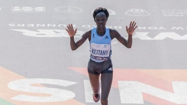 Světová rekordmanka v ženském maratonu Mary Keitanyová Světová rekordmanka v ženském maratonu Mary Keitanyová