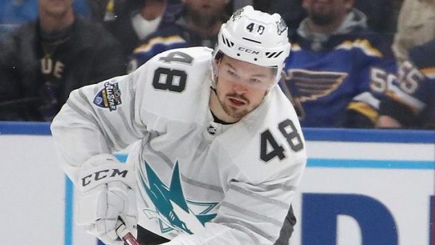 Hokejista San Jose Sharks Tomáš Hertl Hokejista San Jose Sharks Tomáš Hertl