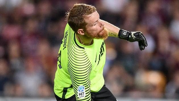Jablonecký brankář Vlastimil Hrubý. Jablonecký brankář Vlastimil Hrubý.