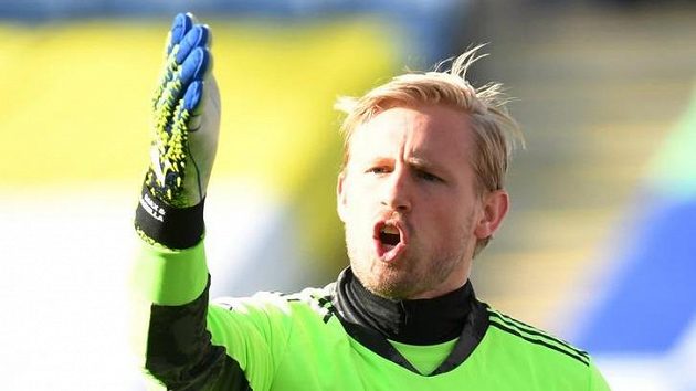 Já že jsem tlustý!? Kasper Schmeichel, brankář Leicesteru City. Já že jsem tlustý!? Kasper Schmeichel, brankář Leicesteru City.