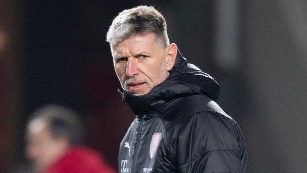 Trenér Jaroslav Šilhavý během tréninku fotbalové reprezentace před utkáním Ligy národů se Slovenskem. Trenér Jaroslav Šilhavý během tréninku fotbalové reprezentace před utkáním Ligy národů se Slovenskem.