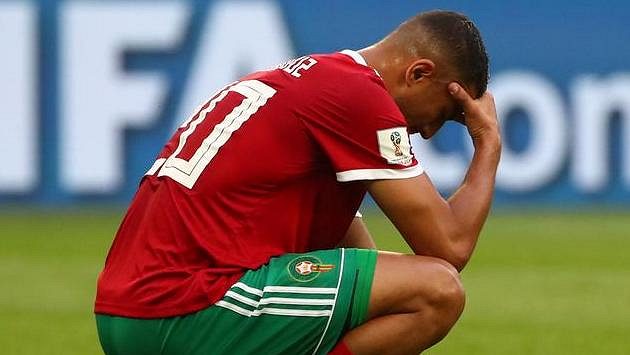 Maročan Azíz Buhaddúz se stal prvním velkým smolařem MS v Rusku... Maročan Azíz Buhaddúz se stal prvním velkým smolařem MS v Rusku...