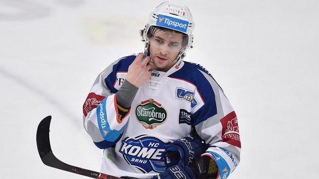 Kanadský útočník Komety Alexandre Mallet. Kanadský útočník Komety Alexandre Mallet.