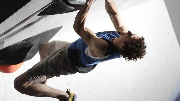 Adam Ondra nebyl se svým výkonem spokojen Adam Ondra nebyl se svým výkonem spokojen