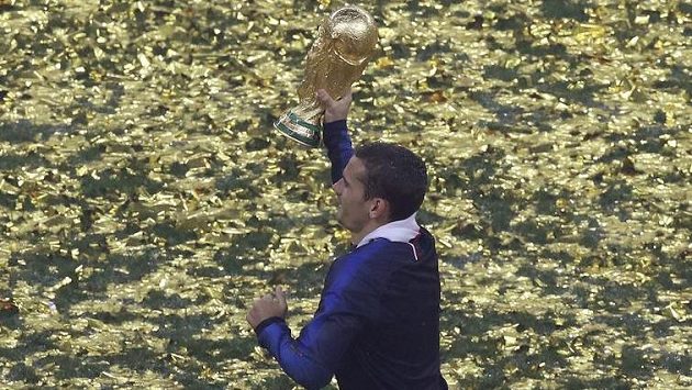 Francouzský střelec Antoine Griezmann. Francouzský střelec Antoine Griezmann.