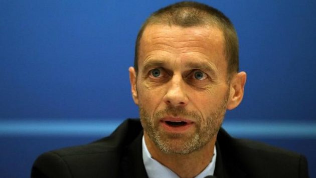 Předseda Evropské fotbalové unie Aleksander Čeferin Předseda Evropské fotbalové unie Aleksander Čeferin