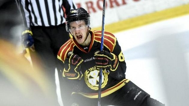 Tomáš Záborský ješté v dresu švédského Brynäs. Tomáš Záborský ješté v dresu švédského Brynäs.