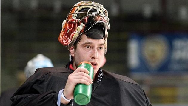 David Rittich na archivním snímku. David Rittich na archivním snímku.