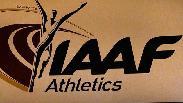 Logo IAAF na jejím sídle v Monaku - ilustrační foto. Logo IAAF na jejím sídle v Monaku - ilustrační foto.