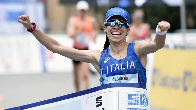 Chodecký závod žen vyhrála v Poděbradech Eleonora Anna Giorgiová z Itálie.