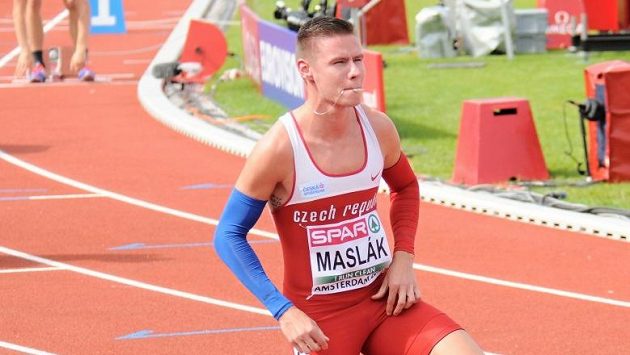 Běžec Pavel Maslák na ME v Amsterdamu. Běžec Pavel Maslák na ME v Amsterdamu.