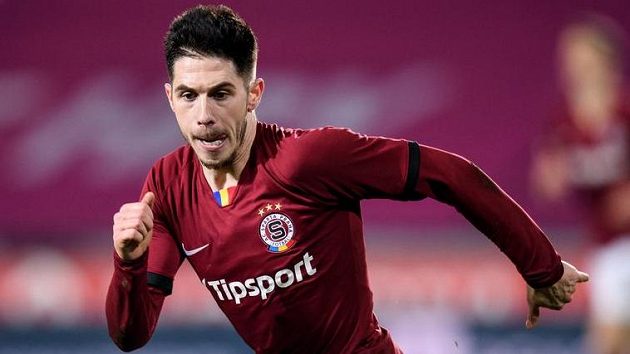 Posila Slavie Srdjan Plavšič ještě v rudém dresu Sparty Praha... Posila Slavie Srdjan Plavšič ještě v rudém dresu Sparty Praha...