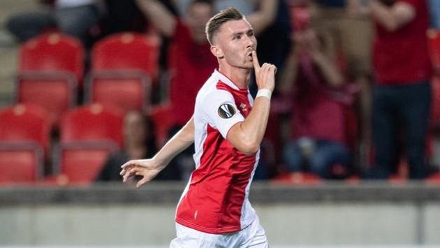 Záložník Slavie Jaromír Zmrhal. Záložník Slavie Jaromír Zmrhal.