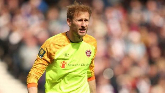 Brankář Hearts Zdeněk Zlámal Brankář Hearts Zdeněk Zlámal